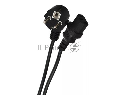 Кабель компьютер-розетка 220V (EURO) <VDE> 3G0,75mm2 VCOM {CE021-CU} 3 метра