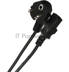 Кабель компьютер-розетка 220V (EURO) <VDE> 3G0,75mm2 VCOM {CE021-CU} 1,8м