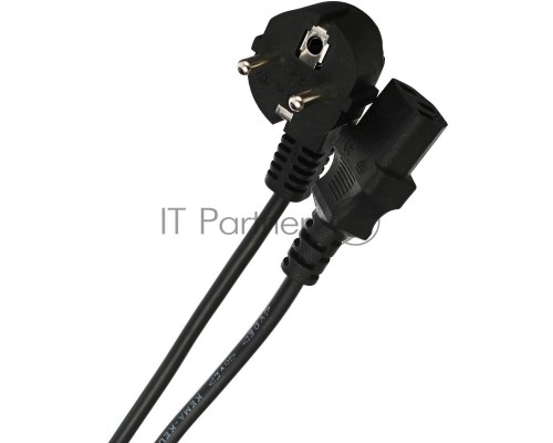 Кабель компьютер-розетка 220V (EURO) <VDE> 3G0,75mm2 VCOM {CE021-CU} 1,8м