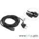 Кабель компьютер-розетка 220V (EURO) <VDE> 3G*0,75mm2 VCOM {CE021-CU} 5м