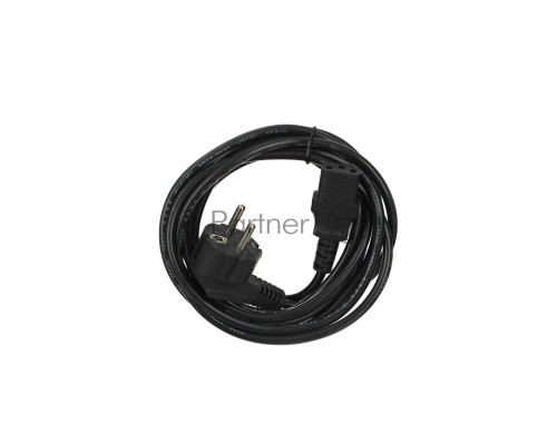 Кабель компьютер-розетка 220V (EURO) <VDE> 3G*0,5mm2 VCOM {CE021-CU} 3 метра
