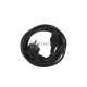 Кабель компьютер-розетка 220V (EURO) <VDE> 3G*0,5mm2 VCOM {CE021-CU} 3 метра