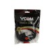 Кабель компьютер-розетка 220V (EURO) <VDE> 3G*0,5mm2 VCOM {CE021-CU} 3 метра