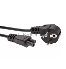 Кабель питания VCOM для ноутбуков 3М 3G*0.5mm 220V (CE022-CU) VDE стандарт