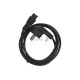 Кабель питания VCOM для ноутбуков 1.8М 3G*0.5mm 220V (CE022-CU) VDE стандарт