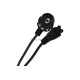 Кабель питания VCOM для ноутбуков 1.8М 3G*0.5mm 220V (CE022-CU) VDE стандарт