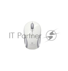 Мышь (910-002735) Logitech Wireless Mini Mouse M187, White