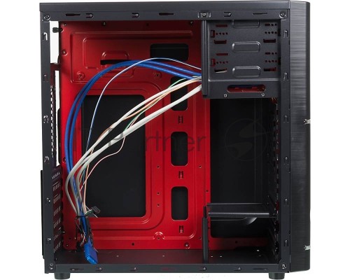 Компьютерный корпус Accord ACC-B301 черный без БП ATX 3x120mm 2xUSB2.0 2xUSB3.0 audio
