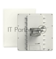 Точка доступа MikroTik RB911G-5HPacD-QRT QRT 5 ac (24dBi 11 degree Dual Chain 5Ghz 802.11ac integrated antenna, 720MHz CPU, 128MB RAM, Gigabit Ethernet, POE, PSU, pole mount, RouterOS L4)