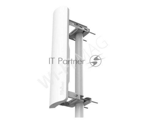 Антенна MikroTik RB921GS-5HPacD-19S mANTBox 19s (5GHz 120 degree 19dBi 2X2 MIMO Dual Polarization Sector Antenna, 720MHz CPU, 128MB RAM, 1xGbit LAN, 1xSFP, PoE, PSU, mounting kit, RouterOS L4)