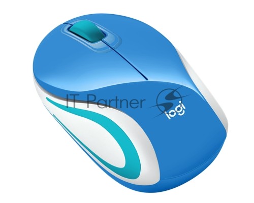 Мышь Logitech Wireless Mini Mouse M187, Blue
