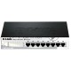 Коммутатор D-Link DES-1210-08P, WEB Smart III Switch with 8 PoE ports 10/100Mbps Fanless, 802.3x Flow Control, Static Port Trunking, 4094 – 802.1Q VLAN, 802.1p Priority Queues ACL, IGMP Snooping, Port mirror
