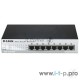 Коммутатор D-Link DES-1210-08P, WEB Smart III Switch with 8 PoE ports 10/100Mbps Fanless, 802.3x Flow Control, Static Port Trunking, 4094 – 802.1Q VLAN, 802.1p Priority Queues ACL, IGMP Snooping, Port mirror