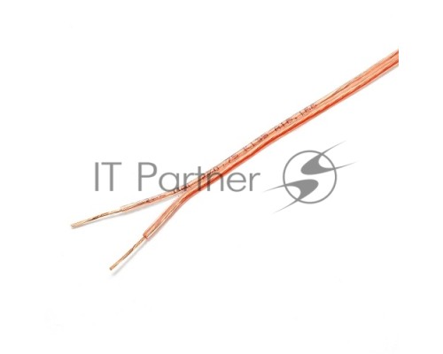 Акустический кабель Cablexpert CC-TC2x0,75-10M, прозрачный,  10 м, бухта