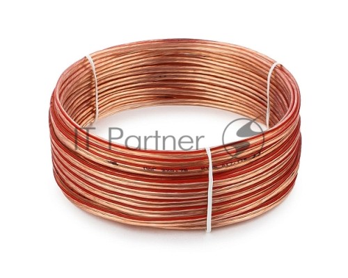 Акустический кабель Cablexpert CC-TC2x0,75-10M, прозрачный,  10 м, бухта