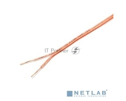 Акустический кабель Cablexpert CC-TC2x0,75-10M, прозрачный,  10 м, бухта