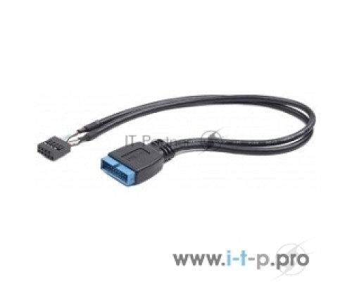Кабель Cablexpert Внутренний USB2 - USB3 кабель, 9pin/19pin, 0.3m (CC-U3U2-01)