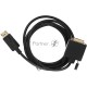 Кабель-переходник DisplayPort---DVI_M/M 1,8м Telecom  <TA668-1.8M> 
