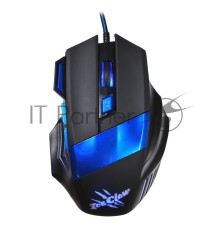 Мышь Oklick 775G black/blue optical (2000dpi) USB Gaming (7but)