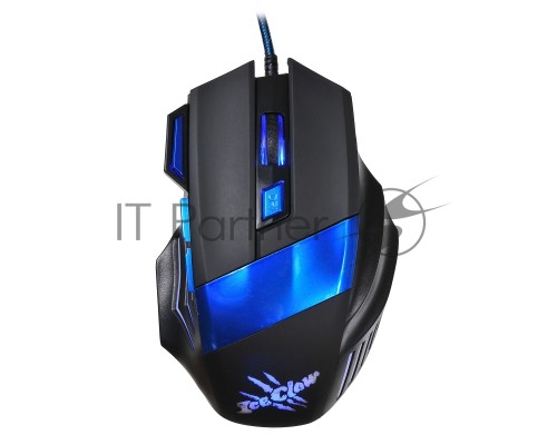 Мышь Oklick 775G black/blue optical (2000dpi) USB Gaming (7but)