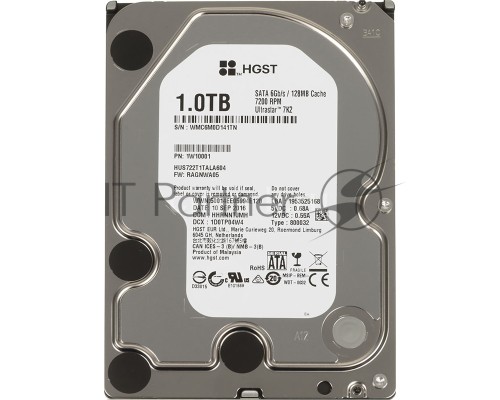 Жесткий диск Western Digital 1TB Ultrastar 7K2 (HUS722T1TALA604) {Serial ATA III, 7200 rpm, 128Mb buffer} Жесткий диск Western Digital 1TB Ultrastar 7K2 (HUS722T1TALA604) {Serial ATA III, 7200 rpm, 128Mb buffer}