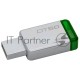 Флеш Диск Kingston 16Gb DataTraveler 50 DT50/16GB USB3.0 зеленый