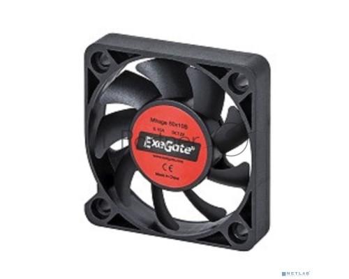 Вентилятор ExeGate EX180972RUS Mirage-S 50x50x10 подшипник скольжения, 4500 RPM, 24dB, 3pin