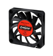 Вентилятор ExeGate EX253944RUS Mirage-S 60x60x10 подшипник скольжения, 3500 RPM, 26dB, 3pin