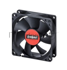 Вентилятор ExeGate EX166174RUS Mirage-S 80x80x25 подшипник скольжения, 2000 RPM, 23dB, 3pin