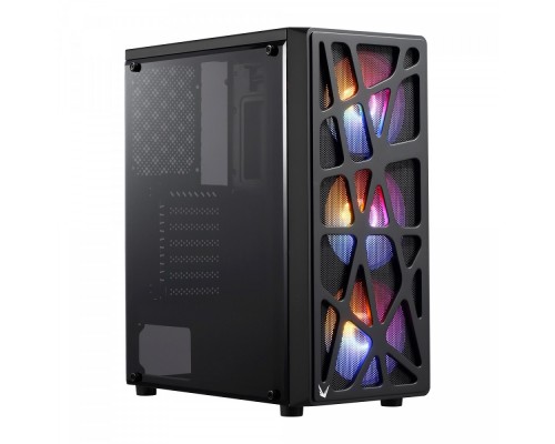 [корпус] Корпус Formula MANA черный без БП ATX 6x120mm 2xUSB2.0 1xUSB3.0 audio bott PSU