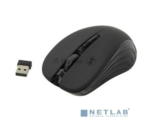 Мышь Oklick 545MW черный/черный оптическая (1600dpi) беспроводная USB (4but)
