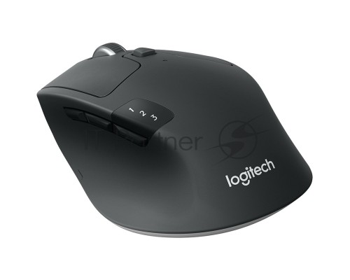 Мышь беспроводная Logitech M720 Triathlon черный, 1000 dpi, радиоканал, Bluetooth, USB, кнопки - 8