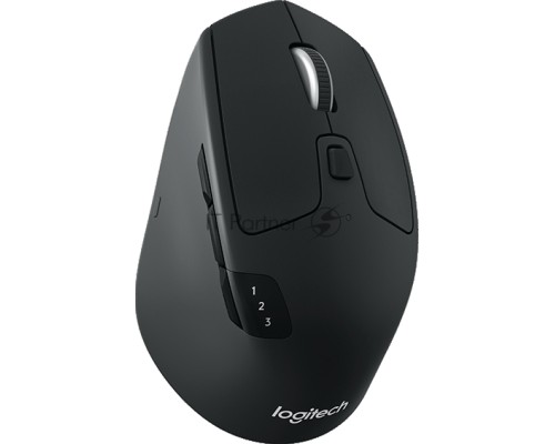 Мышь беспроводная Logitech M720 Triathlon черный, 1000 dpi, радиоканал, Bluetooth, USB, кнопки - 8