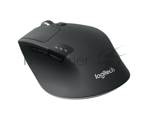 Мышь беспроводная Logitech M720 Triathlon черный, 1000 dpi, радиоканал, Bluetooth, USB, кнопки - 8
