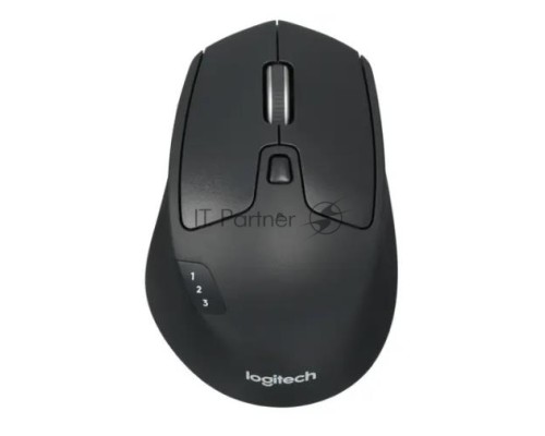 Мышь беспроводная Logitech M720 Triathlon черный, 1000 dpi, радиоканал, Bluetooth, USB, кнопки - 8