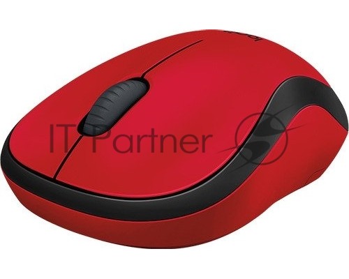 Мышь беспроводная Logitech M220 SILENT красный, 1000 dpi, радиоканал, USB, кнопки - 3