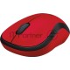 Мышь беспроводная Logitech M220 SILENT красный, 1000 dpi, радиоканал, USB, кнопки - 3