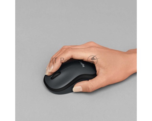 Мышь беспроводная Logitech M220 SILENT красный, 1000 dpi, радиоканал, USB, кнопки - 3