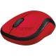 Мышь беспроводная Logitech M220 SILENT красный, 1000 dpi, радиоканал, USB, кнопки - 3
