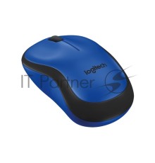 Мышь беспроводная Logitech M220 SILENT синий, 1000 dpi, радиоканал, USB, кнопки - 3