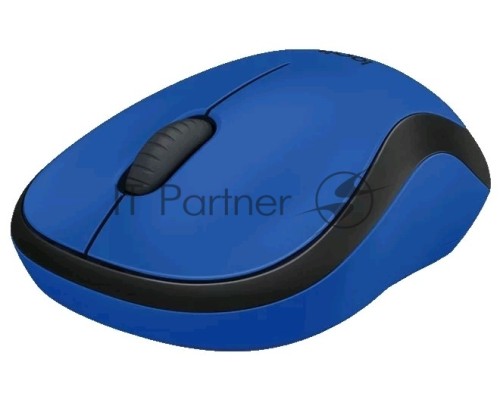 Мышь беспроводная Logitech M220 SILENT синий, 1000 dpi, радиоканал, USB, кнопки - 3