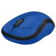 Мышь беспроводная Logitech M220 SILENT синий, 1000 dpi, радиоканал, USB, кнопки - 3