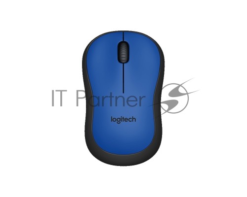 Мышь беспроводная Logitech M220 SILENT синий, 1000 dpi, радиоканал, USB, кнопки - 3