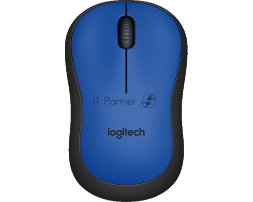 Мышь беспроводная Logitech M220 SILENT синий, 1000 dpi, радиоканал, USB, кнопки - 3