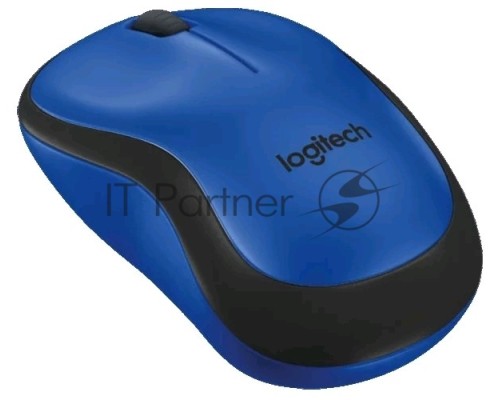 Мышь беспроводная Logitech M220 SILENT синий, 1000 dpi, радиоканал, USB, кнопки - 3