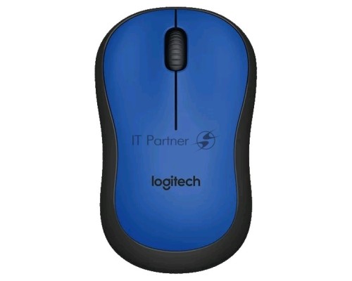 Мышь беспроводная Logitech M220 SILENT синий, 1000 dpi, радиоканал, USB, кнопки - 3