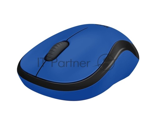 Мышь беспроводная Logitech M220 SILENT синий, 1000 dpi, радиоканал, USB, кнопки - 3