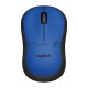 Мышь беспроводная Logitech M220 SILENT синий, 1000 dpi, радиоканал, USB, кнопки - 3
