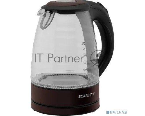 Чайник электрический Scarlett SC-EK27G97 шоколад