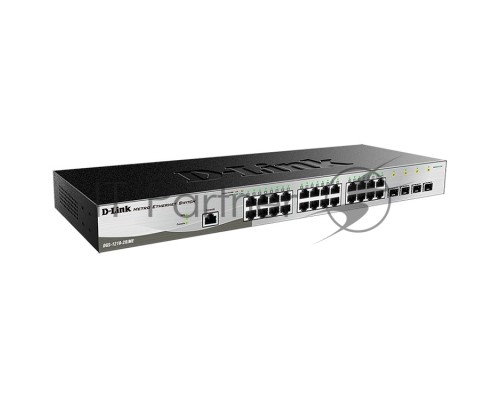 Коммутатор D-Link DGS-1210-28/ME/B1A  PROJ Управляемый коммутатор 2 уровня с 24 портами 10/100/1000Base-T и 4 портами 1000Base-X SFP
